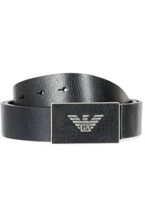 Emporio Armani Akcesoria, Mężczyzna, Czarny, 105 CM, Belts