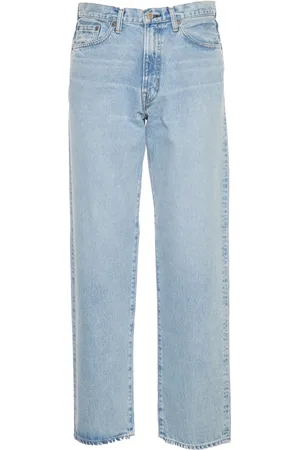 Edwin Jeansy, Mężczyzna, Niebieski, W33, Jasne Jeansyy Loose-Fit