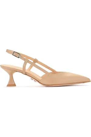 SERGIO LEVANTESI Buty, Kobieta, Beżowy, 38 EU, Beżowy Skórzany Slingback Chantal 23