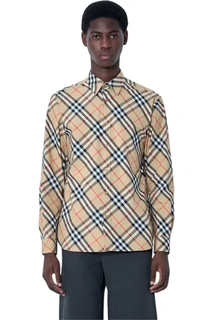 Burberry Koszule, Mężczyzna, Wielobarwność, S, Klasyczna Koszula w Kratę