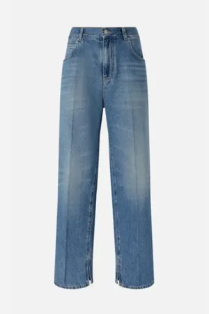 Pinko Jeansy, Kobieta, Niebieski, W28, Denim, Ocean Wash Denim Jeansy