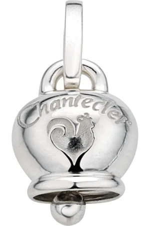 CHANTECLER Akcesoria, Kobieta, Szary, ONE SIZE, Srebrny Dzwonek Charm