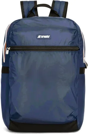 K-Way Torebki, unisex, Niebieski, ONE SIZE, Nylon, Elegancki i lekki plecak nylonowy