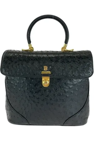 Bally Pre-owned, Kobieta, Czarny, ONE SIZE, Skóra, Pre-owned Skórzane torebki
