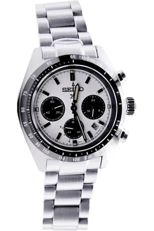 Seiko Akcesoria, Mężczyzna, Szary, ONE SIZE, Prospex Quartz Srebrna Tarcza Stalowa Bransoleta Zegarek