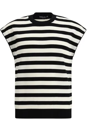 Dolce & Gabbana Koszulki, Mężczyzna, Wielobarwność, S, Pasowany Sweter w Paski