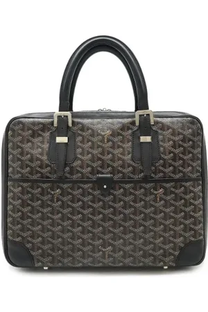 GOYARD Pre-owned, Mężczyzna, Czarny, ONE SIZE, Skóra, Pre-owned Canvas briefcases