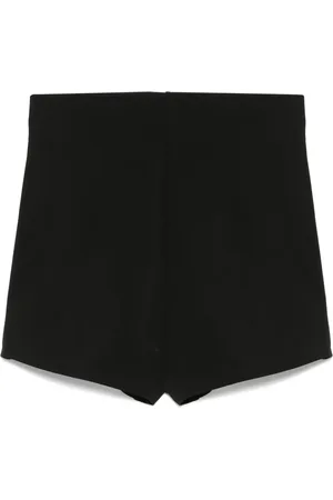Rick Owens Szorty, Kobieta, Czarny, S, Czarne Spodenki Obcięte