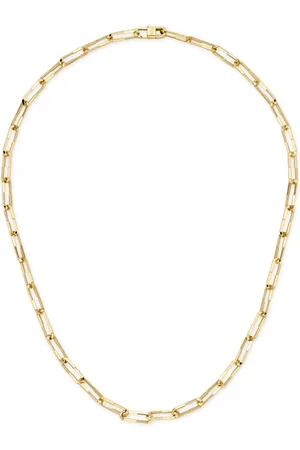 Gucci Akcesoria, Kobieta, Żółty, ONE SIZE, Ybb 745654002 Link to Love naszyjnik z 18-karatowego złota