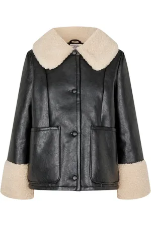 Baum und Pferdgarten Kurtki, Kobieta, Czarny, S, Faux Fur Shearling Kurtka Bronwen Czarna
