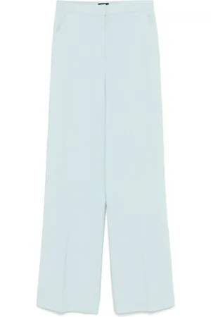 Pinko Spodnie, Kobieta, Niebieski, XS, Spodnie Palazzo Clear