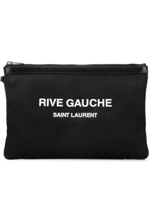 Saint Laurent Pre-owned, Kobieta, Czarny, ONE SIZE, Pre-owned Canvas clutches