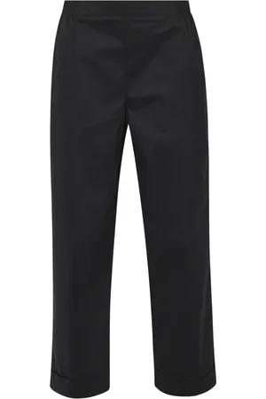 LIVIANA CONTI Spodnie, Kobieta, Czarny, S, Eleganckie Czarne Spodnie