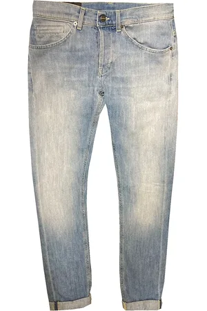 Dondup Jeansy, Mężczyzna, Niebieski, W33, Bawełna, Jeansyy Slim-Fit Blu Wash