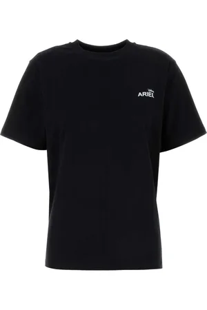 COPERNI Koszulki, Kobieta, Czarny, S, Czarna Bawełniana Ariel T-Shirt