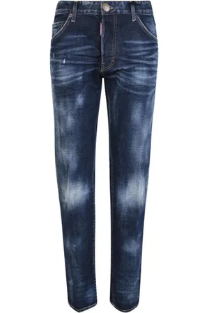Dsquared2 Jeansy, Mężczyzna, Niebieski, S, Bawełna, Jeansy
