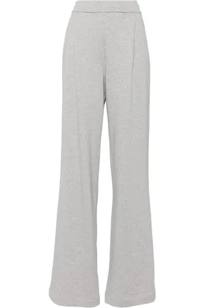 DRIES VAN NOTEN Spodnie, Kobieta, Szary, S, Szerokie Spodnie W.k. Pant 813