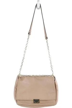 Emporio Armani Pre-owned, Kobieta, Różowy, ONE SIZE, Skóra, Pre-owned skórzane torby na ramię