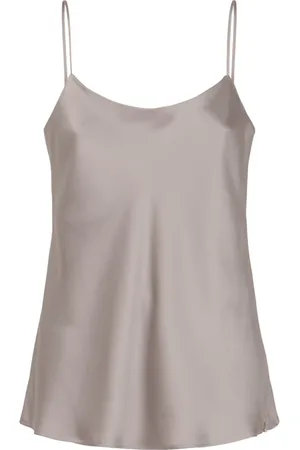 HERNO Koszulki, Kobieta, Beżowy, XL, Casual Satynowe Koszule