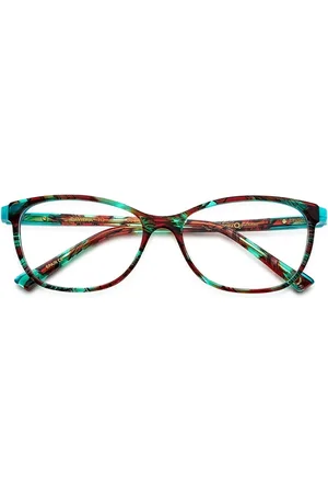 Etnia Barcelona Akcesoria, unisex, Wielobarwność, ONE SIZE, Len, Lekkie okulary o kwadratowej oprawie