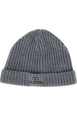VALENTINO Pre-owned, Mężczyzna, Szary, ONE SIZE, Wełna, Pre-owned Wool hats