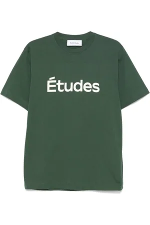 Etudes Koszulki, Mężczyzna, Zielony, S, Męski Regularny T-shirt
