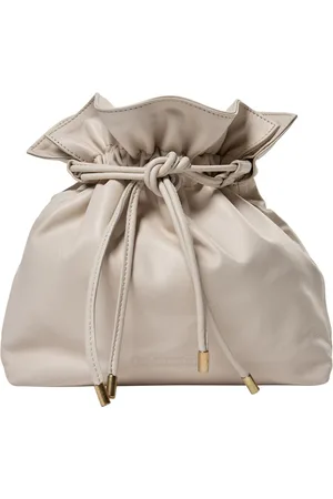Co`Couture Torebki, Kobieta, Beżowy, ONE SIZE, Mini Tie Bag w Marzipanowym Skórze