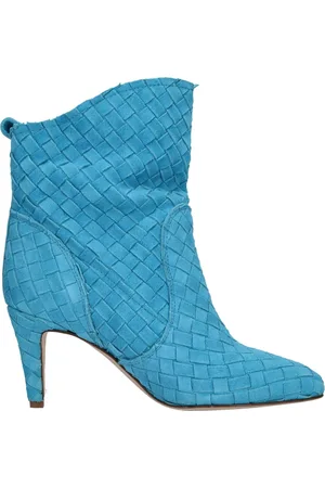 The Seller Buty, Kobieta, Niebieski, 37 EU, Zamsz, Buty Przeźroczysty Niebieski