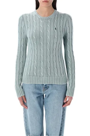 Ralph Lauren Swetry, Kobieta, Niebieski, M, Elegancka Sukienka Delave dla Kobiet