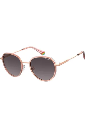 Polaroid Akcesoria, unisex, Różowy, ONE SIZE, Różowe Metalowe Okulary Przeciwsłoneczne