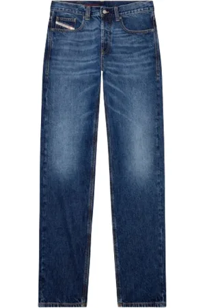 Diesel Jeansy, Mężczyzna, Niebieski, W33, Denim, Stylowe Jeansyy Denim