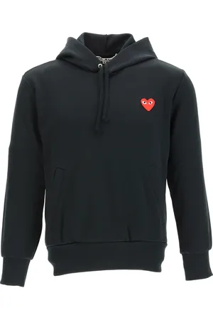 Comme des Garçons Bluzy, Mężczyzna, Czarny, S, Bluza z kapturem