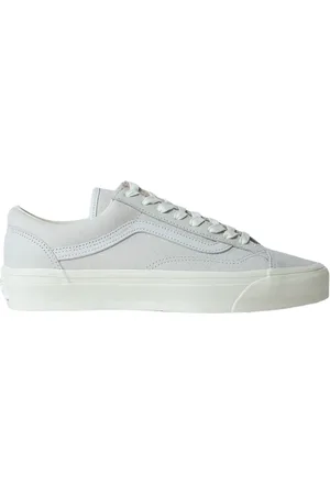 Vans Buty, Mężczyzna, Biały, 41 EU, Klasyczne skórzane buty sportowe z logo