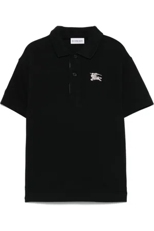 Burberry Koszulki, unisex, Czarny, 128 CM, Dziecięcy Czarny T-shirt Stylowa Podstawa
