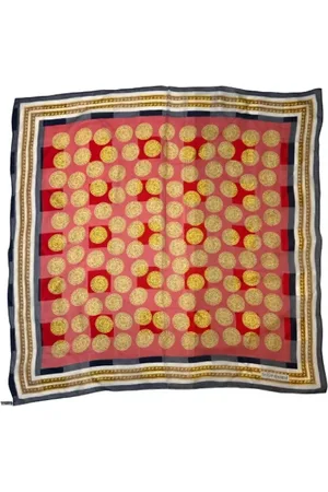 Saint Laurent Pre-owned, Kobieta, Wielobarwność, ONE SIZE, Bawełna, Pre-owned Cotton scarves