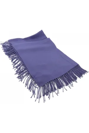 Emporio Armani Pre-owned, unisex, Fioletowy, ONE SIZE, Poliester, Pre-owned Fabric scarves
