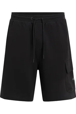 Calvin Klein Szorty, Mężczyzna, Czarny, XL, Bawełna, Elastyczne szorty z bawełny