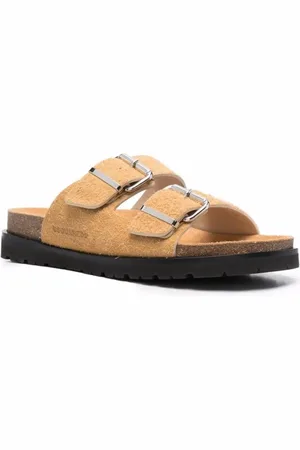 Dsquared2 Buty, Mężczyzna, Beżowy, 41 EU, Męskie Sandały Plaskie