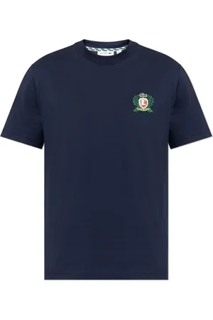 Lacoste Koszulki, Mężczyzna, Niebieski, XL, T-shirt z logo