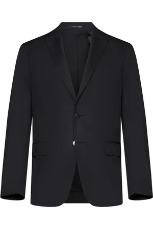 LOW BRAND Kurtki, Mężczyzna, Czarny, 3XL, Klasyczna Czarna Kurtka Komfortowy Fason