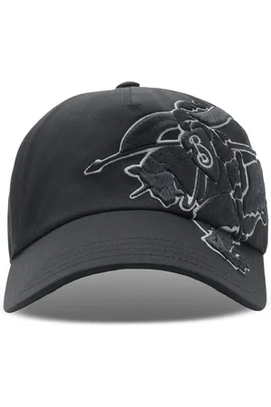 Burberry Akcesoria, Kobieta, Czarny, S, Charcoal Jumpy Cap