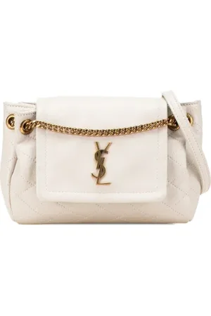 Saint Laurent Pre-owned, Kobieta, Biały, ONE SIZE, Skóra, Pre-owned Leather crossbody-bags