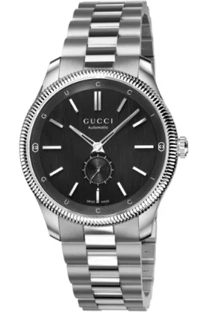 Gucci Akcesoria, Kobieta, Czarny, ONE SIZE, 40 mm stalowa obudowa