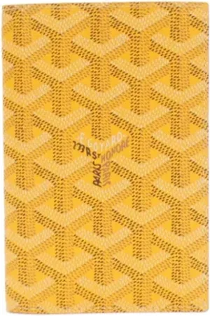 GOYARD Pre-owned, unisex, Żółty, ONE SIZE, Pre-owned portfele płócienne