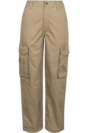 Dickies Spodnie, Kobieta, Beżowy, W25, Bawełna, Spodnie Hooper Bay Cargo - Khaki