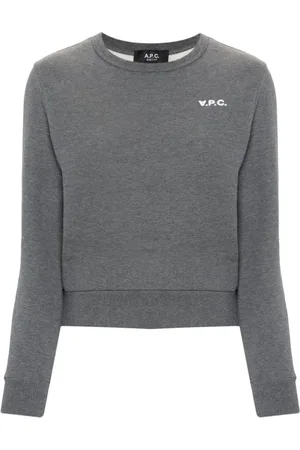 A.P.C. Bluzy, Kobieta, Szary, L, Bluza Damska Boxy
