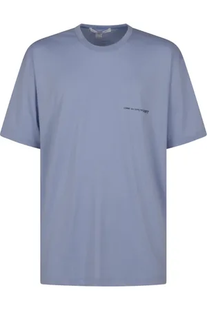 Comme des Garçons Koszulki, Mężczyzna, Niebieski, S, Męski Sweter T-shirt