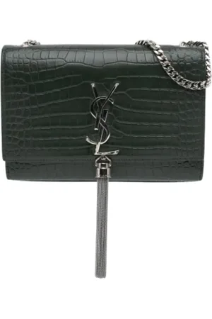 Saint Laurent Pre-owned, Kobieta, Zielony, ONE SIZE, Skóra, Pre-owned Leather crossbody-bags
