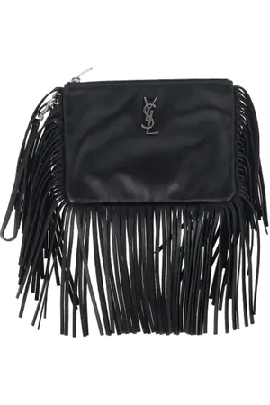 Saint Laurent Pre-owned, Kobieta, Czarny, ONE SIZE, Skóra, Pre-owned Skórzane torebki