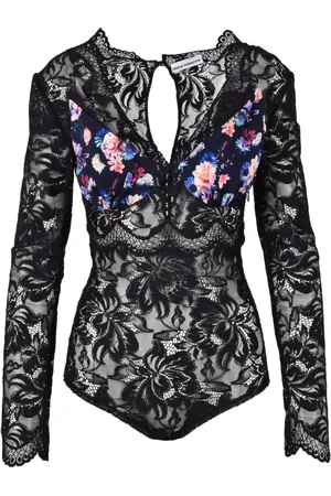 Paco rabanne Koszulki, Kobieta, Czarny, L, Elegancka bielizna z poliestru i elastanu